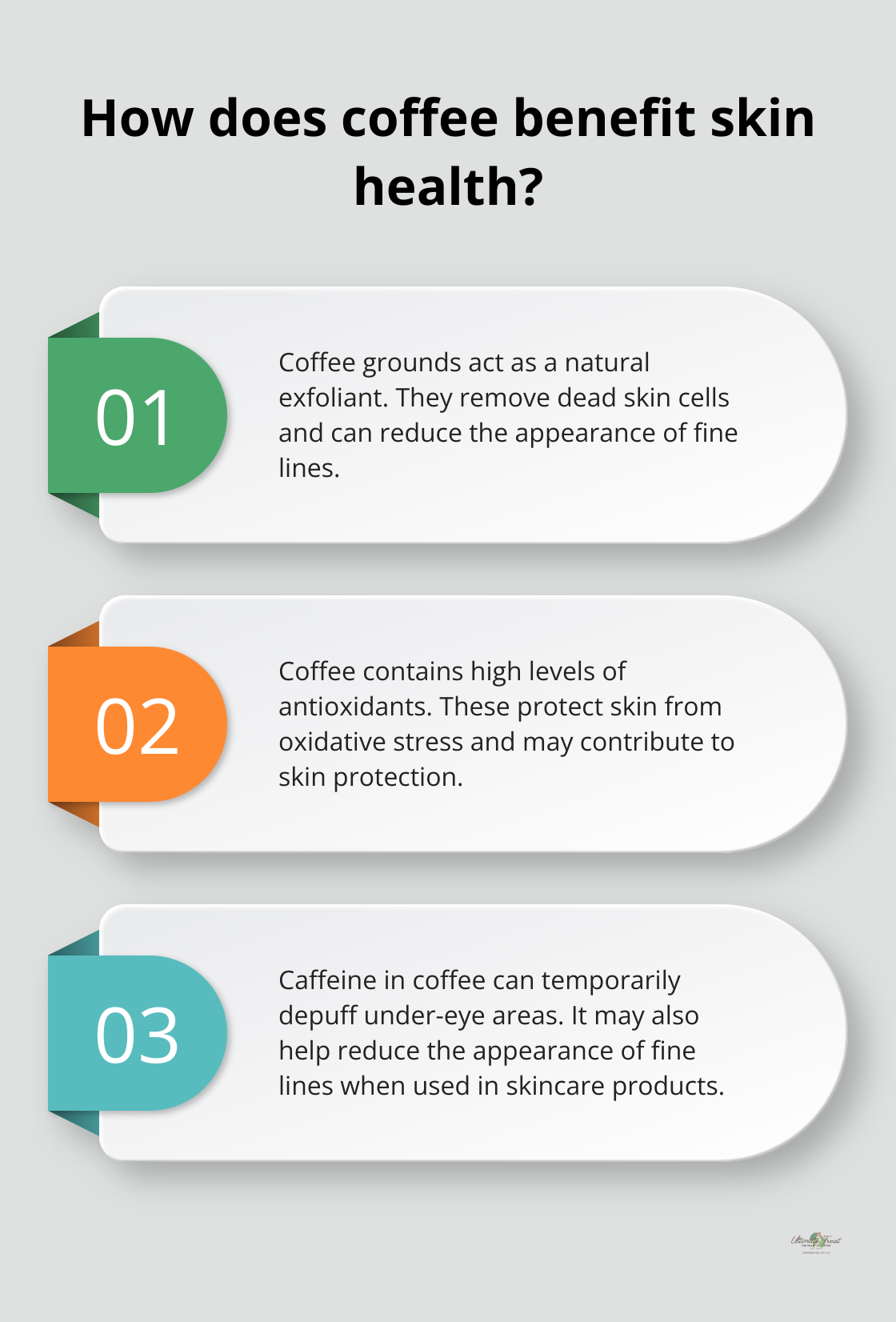 Infographic: How does coffee benefit skin health? - coffee and coconut oil face scrub benefits