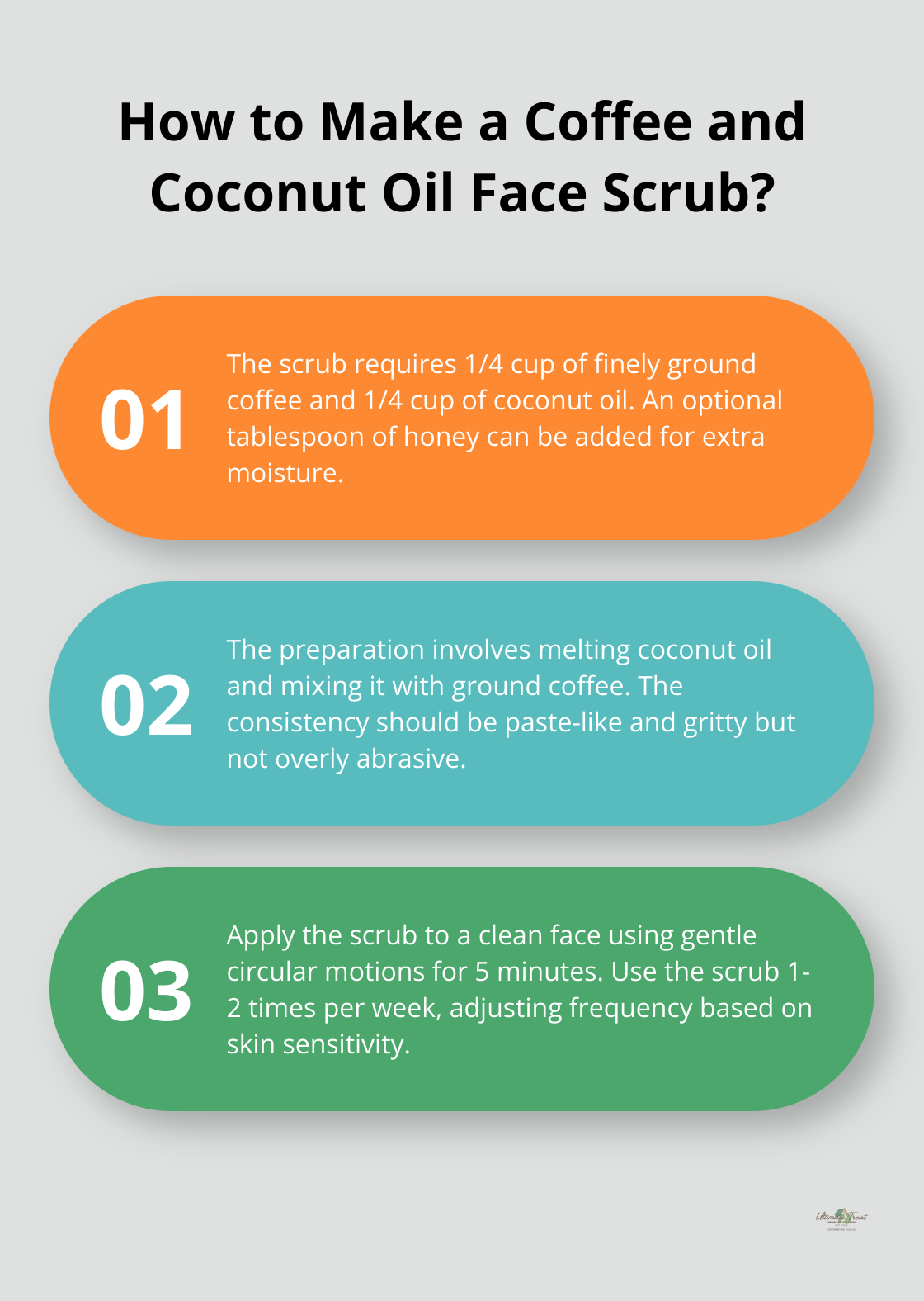 Infographic: How to Make a Coffee and Coconut Oil Face Scrub? - coffee and coconut oil face scrub benefits