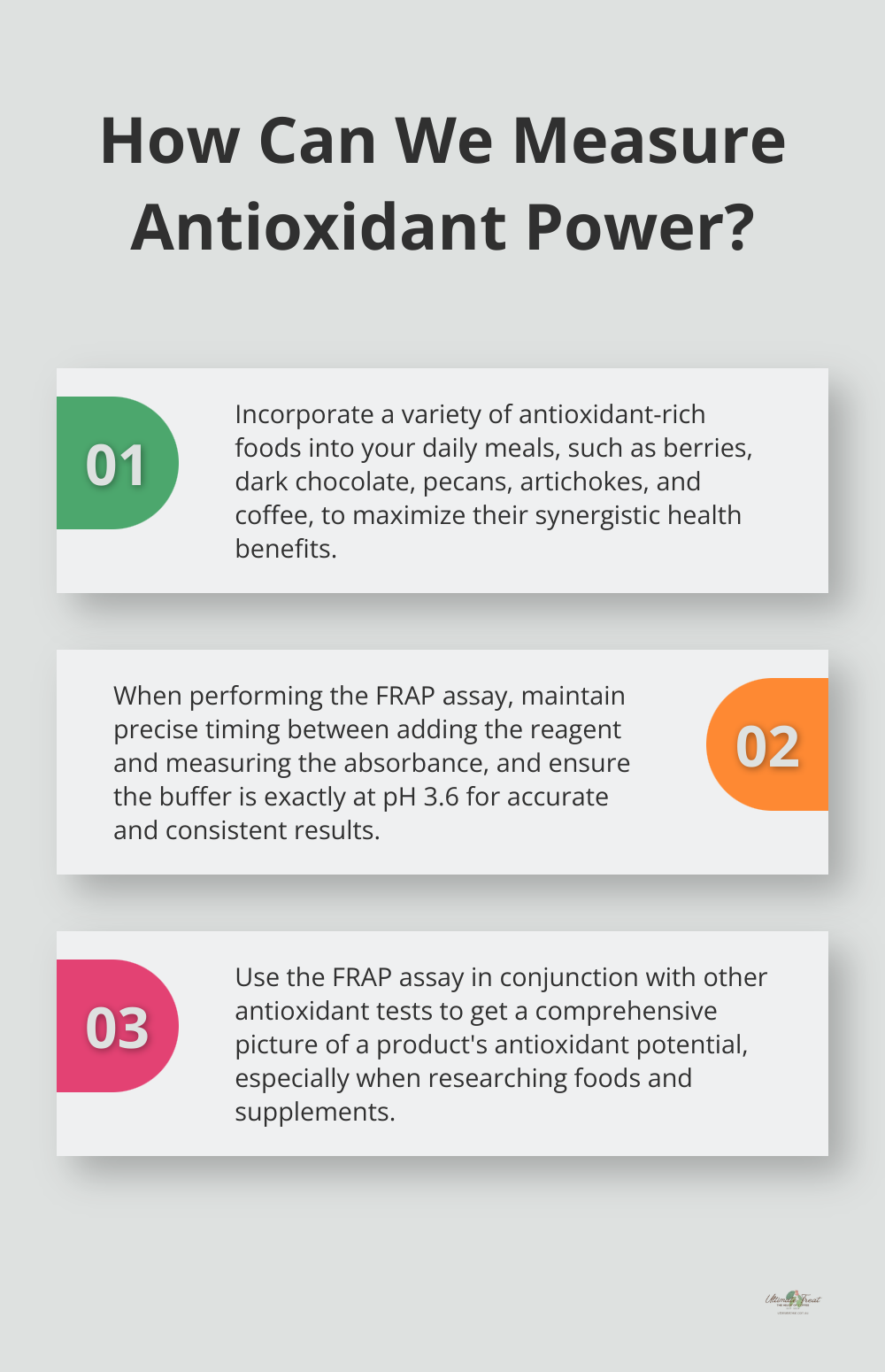 Infographic: How Can We Measure Antioxidant Power? - ferric reducing antioxidant power assay-principle