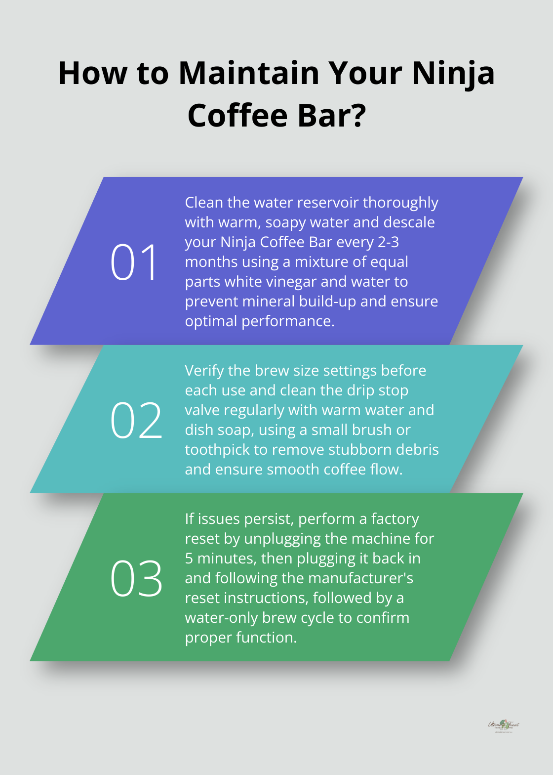 Infographic: How to Maintain Your Ninja Coffee Bar? - ninja coffee bar not brewing full cup