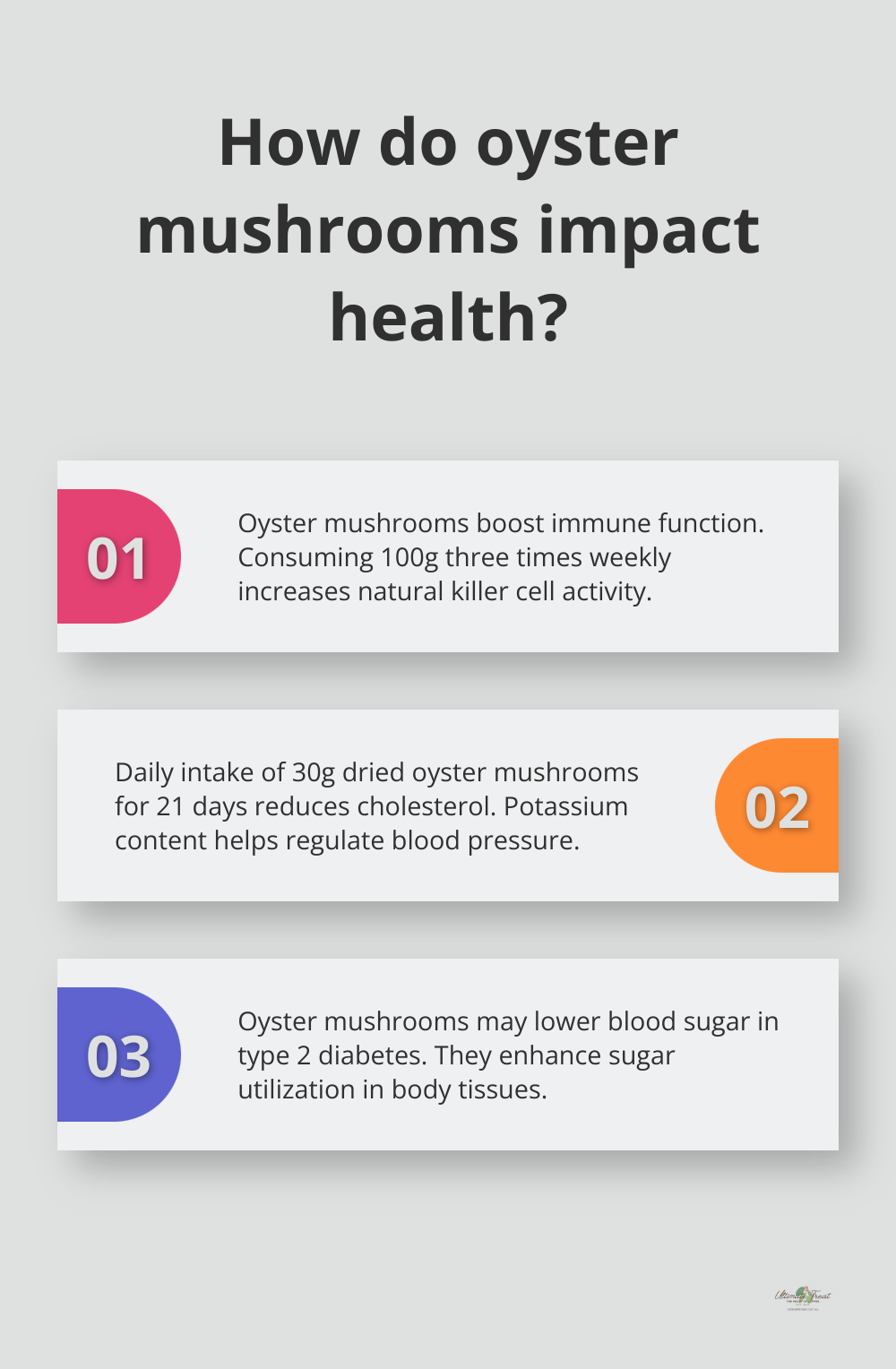 Infographic: How do oyster mushrooms impact health?