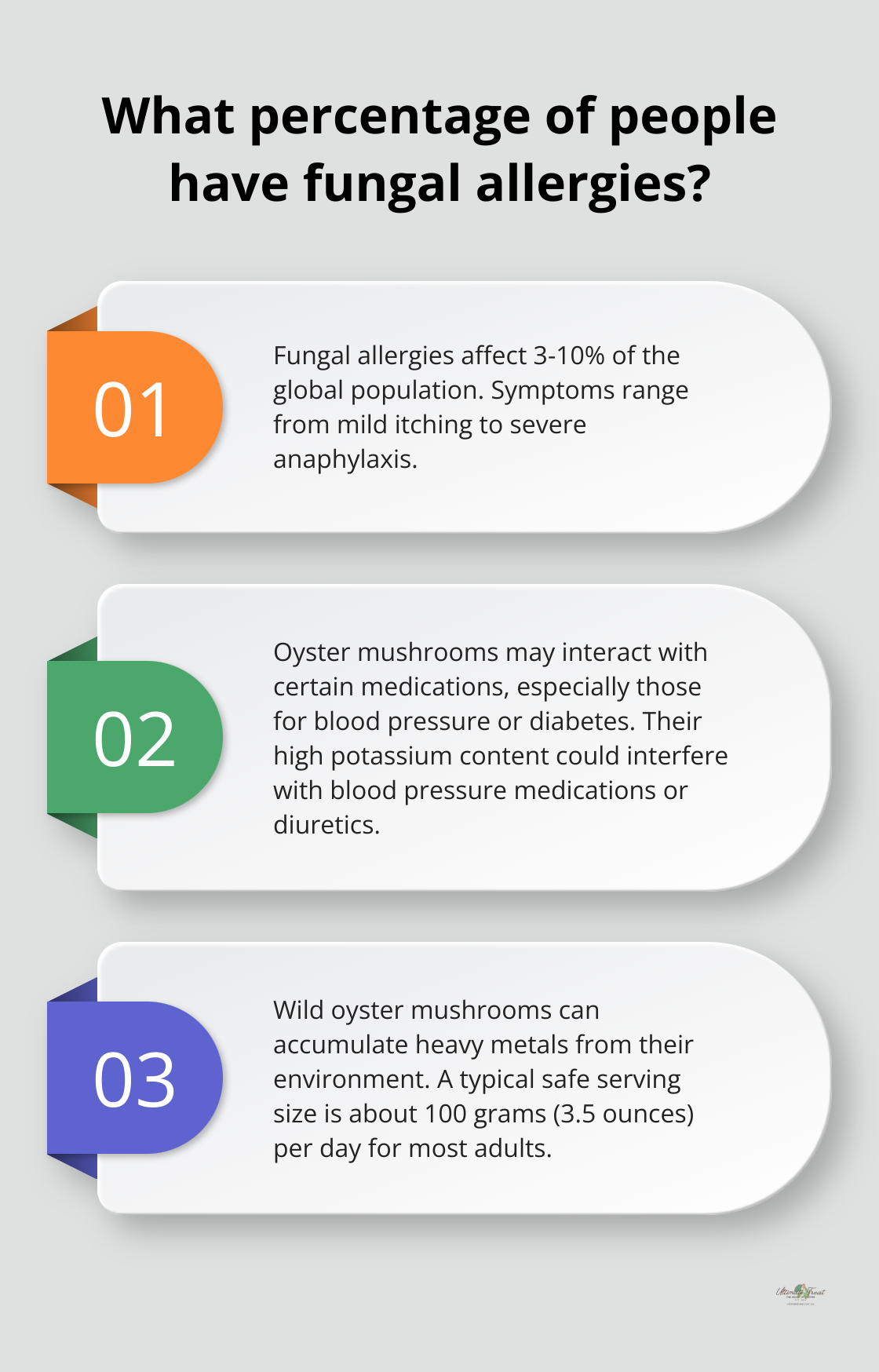 Infographic: What percentage of people have fungal allergies? - oyster mushroom health benefits and side effects
