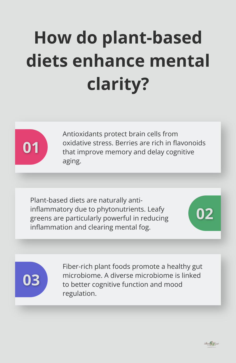 Infographic: How do plant-based diets enhance mental clarity? - plant-based diet mental clarity
